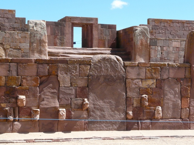 Verzonken Temple, Tiwanaku, Bolivia 